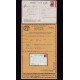 ALEMANIA EN LETONIA 1941 SEGUNDA GUERRA MUNDIAL TARJETA POSTAL CIRCULADA CON SELLO DE LA OCUPACION EN RUSIA MICHEL 1 CON CERTIFICADO DE AUTENTICIDAD RARA PIEZA